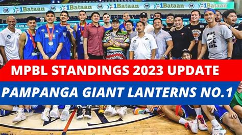 mpbl standings|Philippines MPBL standings , rankings .